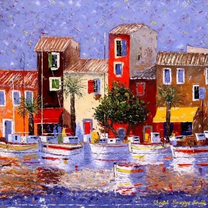 Villefranche, artwork by Cristel Brugger
