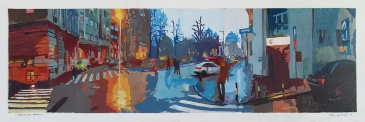 Obilicev Venac street, œuvre de Stevanovic Miroslav