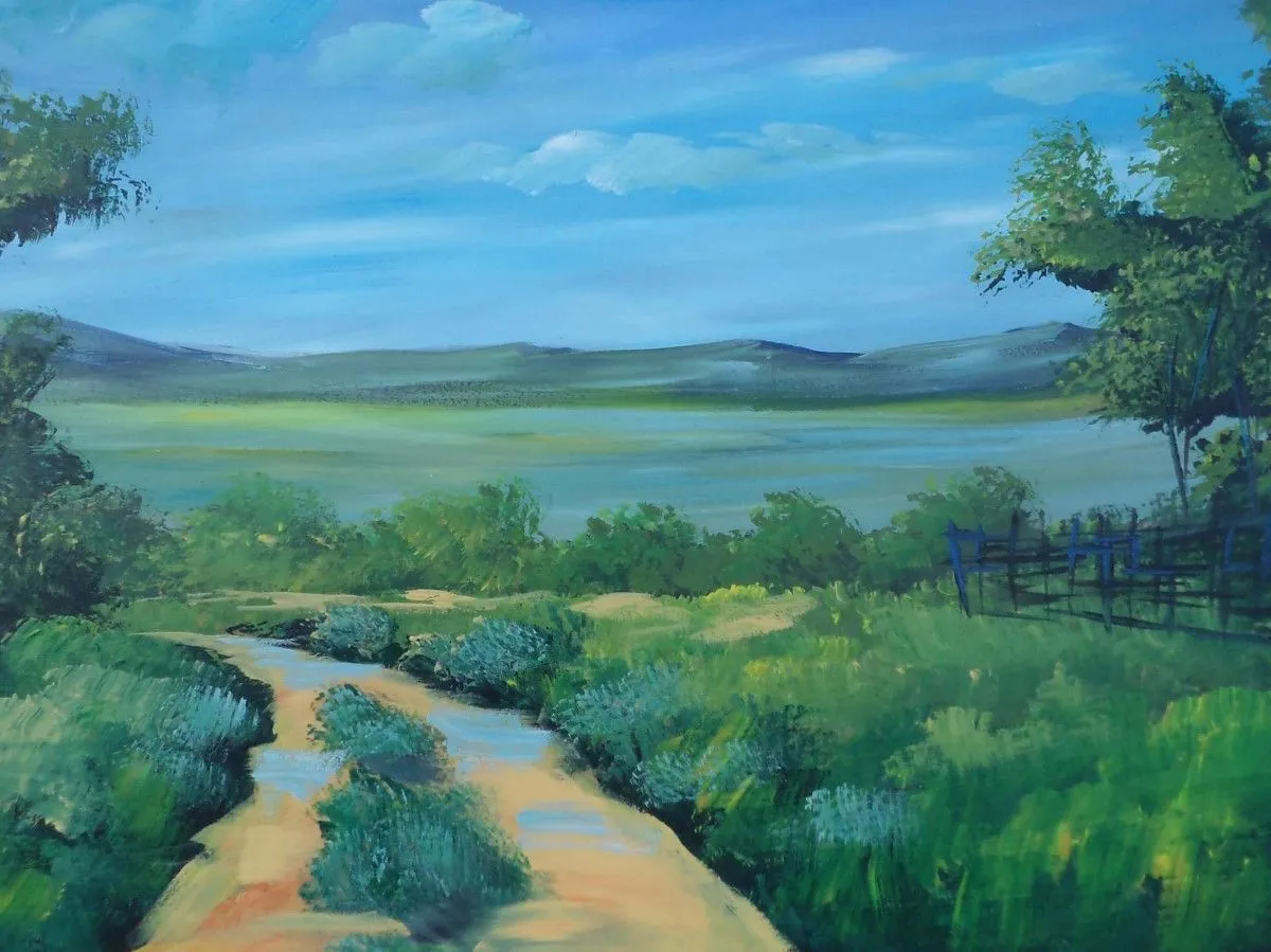 The road, artwork by David Impress