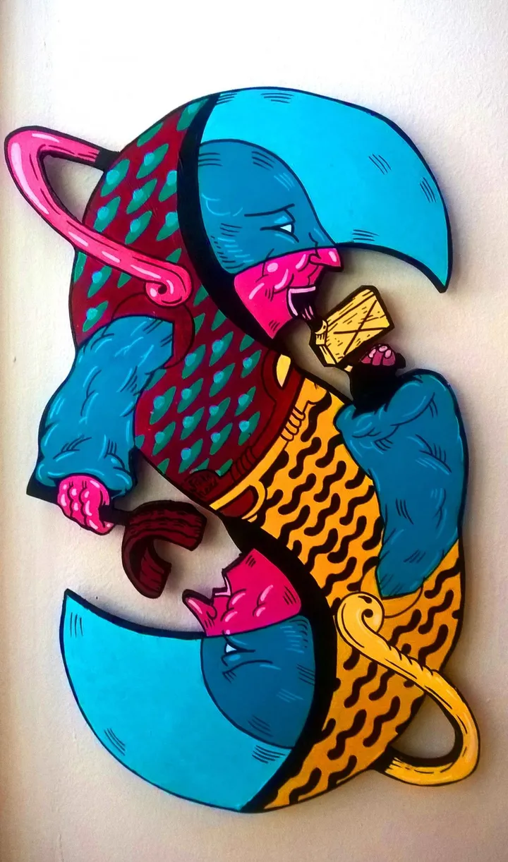 All you can eat, œuvre de boris sandron