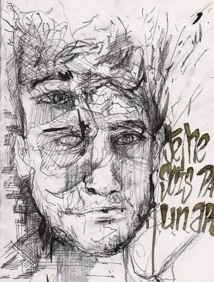 Autoportrait n°1, artwork by Jordi Buko