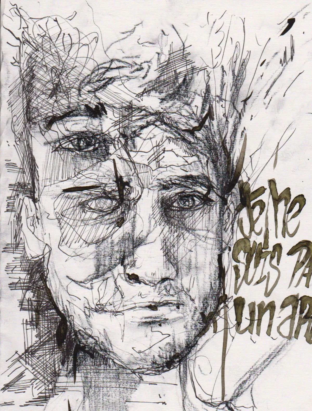 Autoportrait n°1, artwork by Jordi Buko