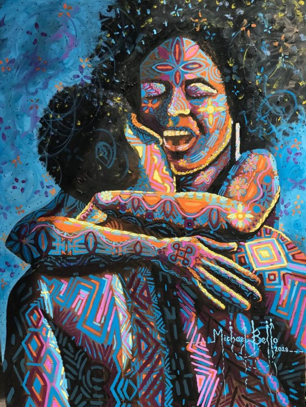 Hold you tight!, œuvre de Michael Bello