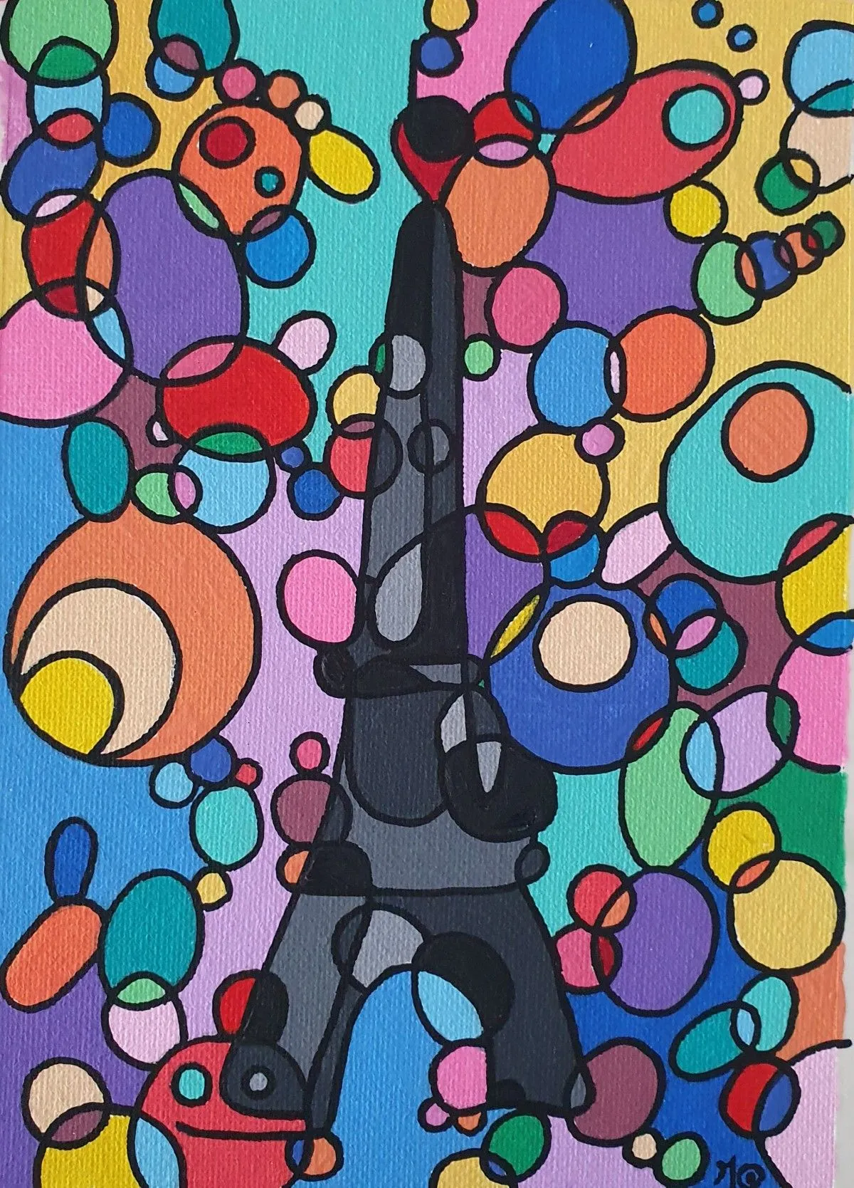 Paris, artwork by Malisu Art