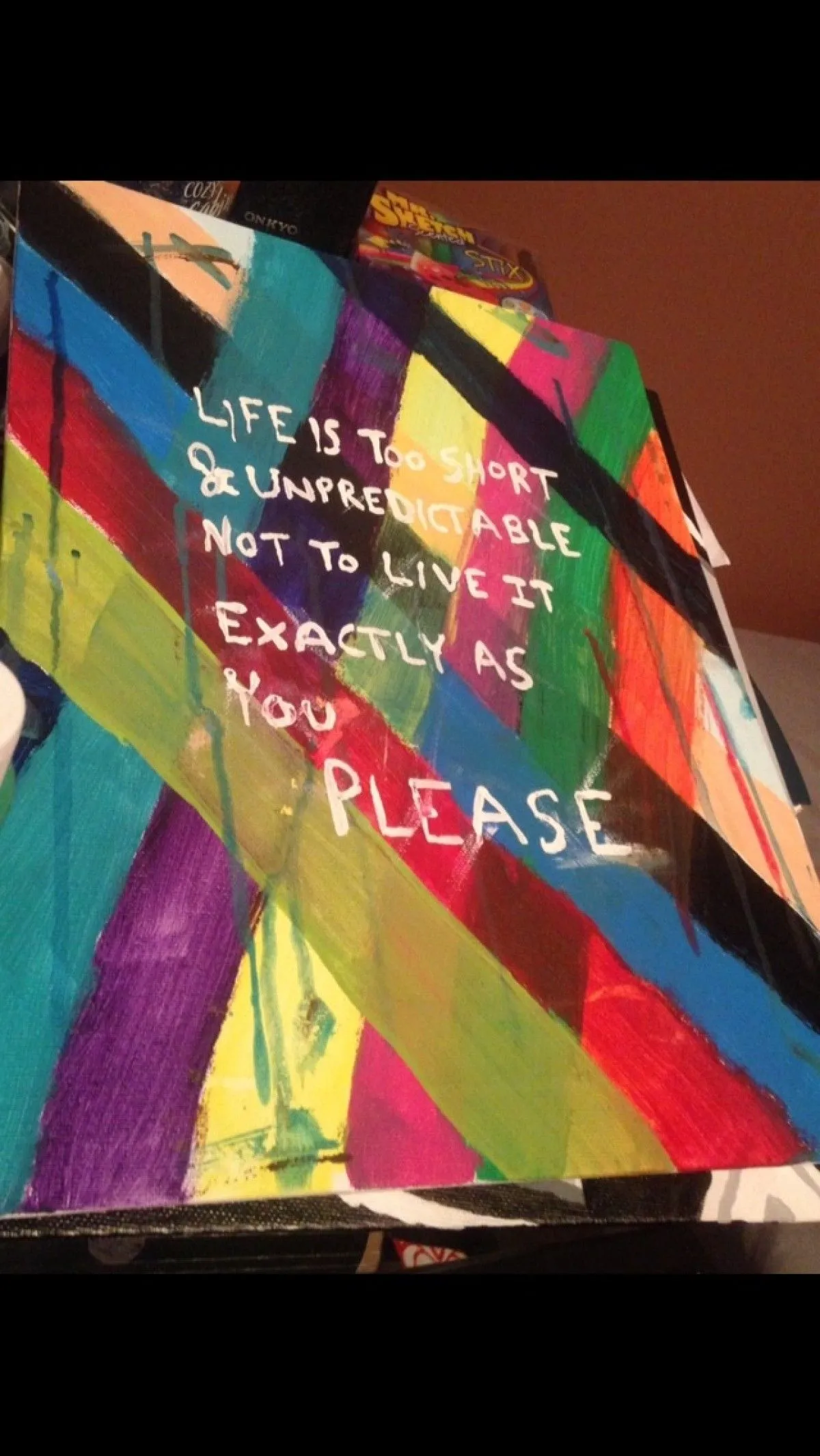 Do Life Exactly As You Please, artwork by Brian Majcher