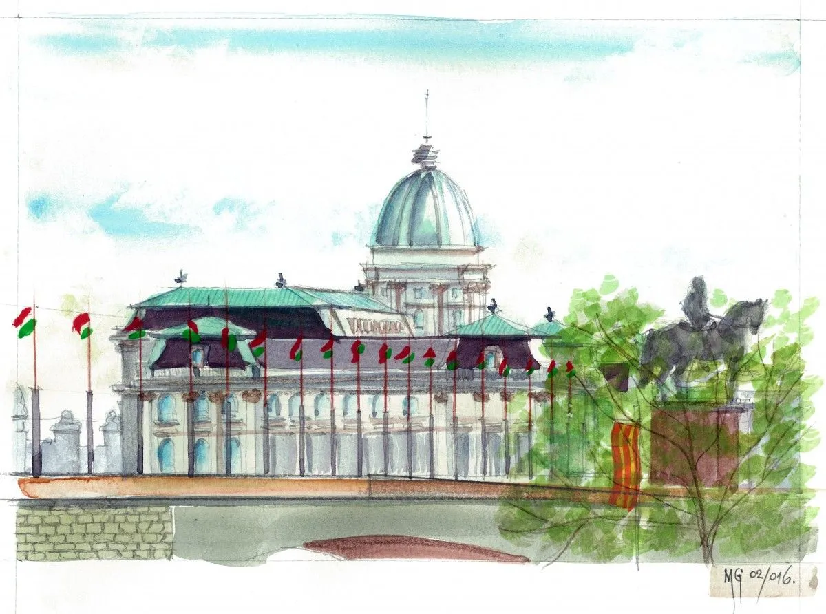 Buda Castle, œuvre de Goran Martinovic