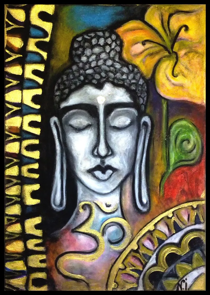 Buddha, artwork by Ivana Novak