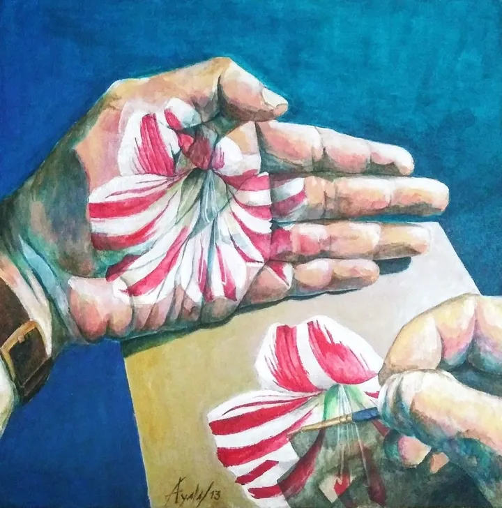 Selfportrand, artwork by Jose Ayala