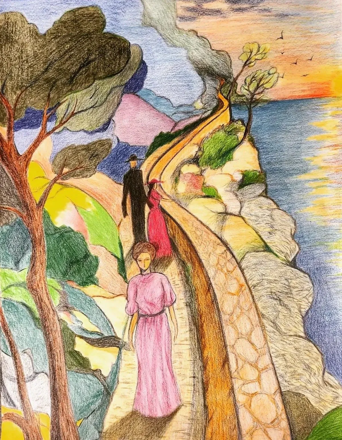 Promenade, artwork by Yassine Ounis