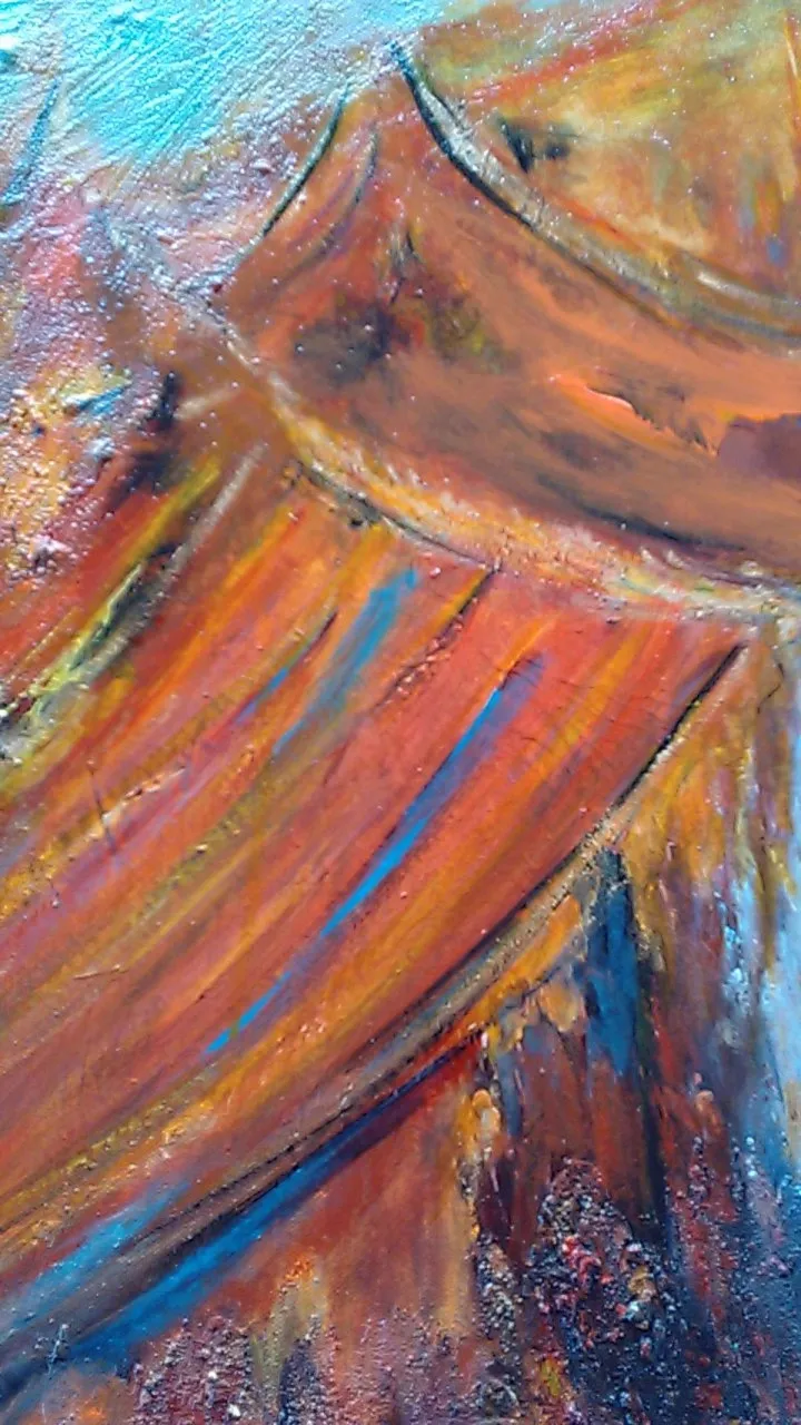 "EVASION ASIE", œuvre de Renée MARCINEK