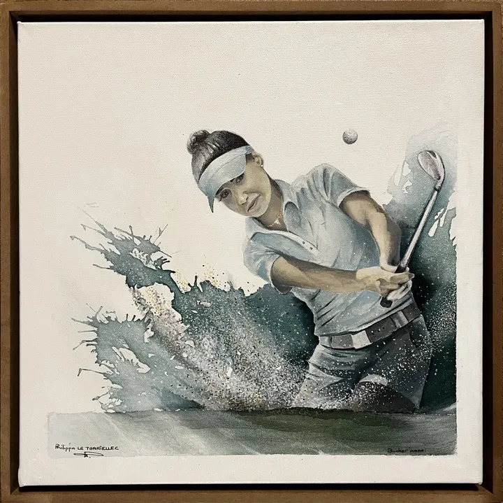 Marchande de sable., artwork by Philippe LE TORRIELLEC