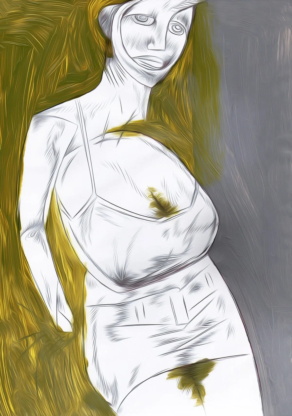 -+-, œuvre de Laura H