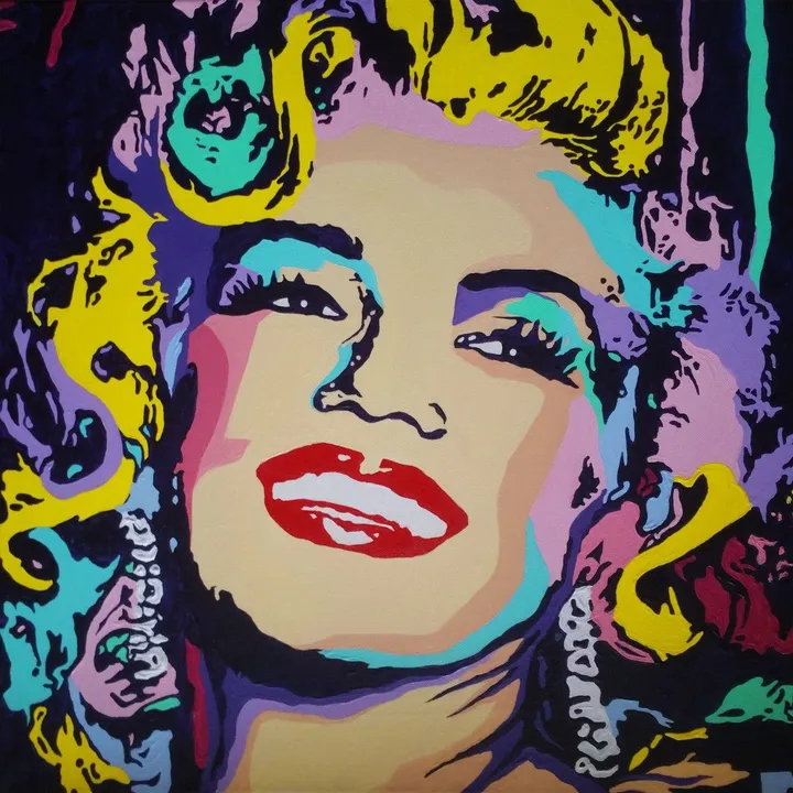 Marilyn, artwork by Elena Zaharia