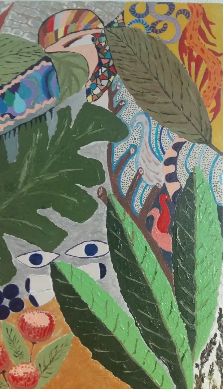 N° 7 La déforestation tropicale, œuvre de Jean-Michel FRAMERY
