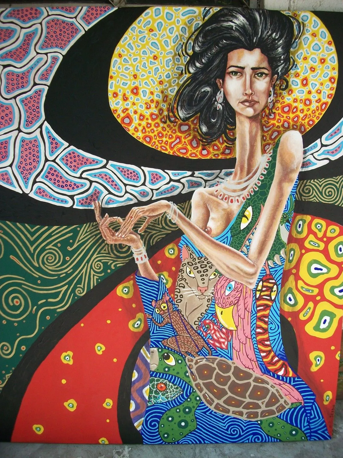 La mujer artesana, œuvre de Cheko Hernández Carrillo