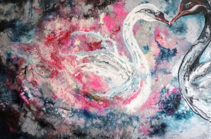 Fais moi cygne, œuvre de Lucy Dandurand