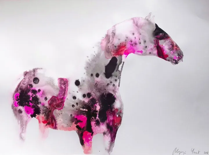 Appaloosa Beauty, artwork by marija colic
