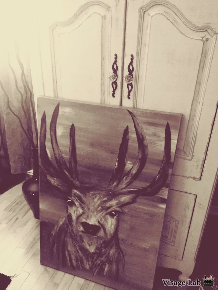Oh deer, œuvre de Chantal Paquette