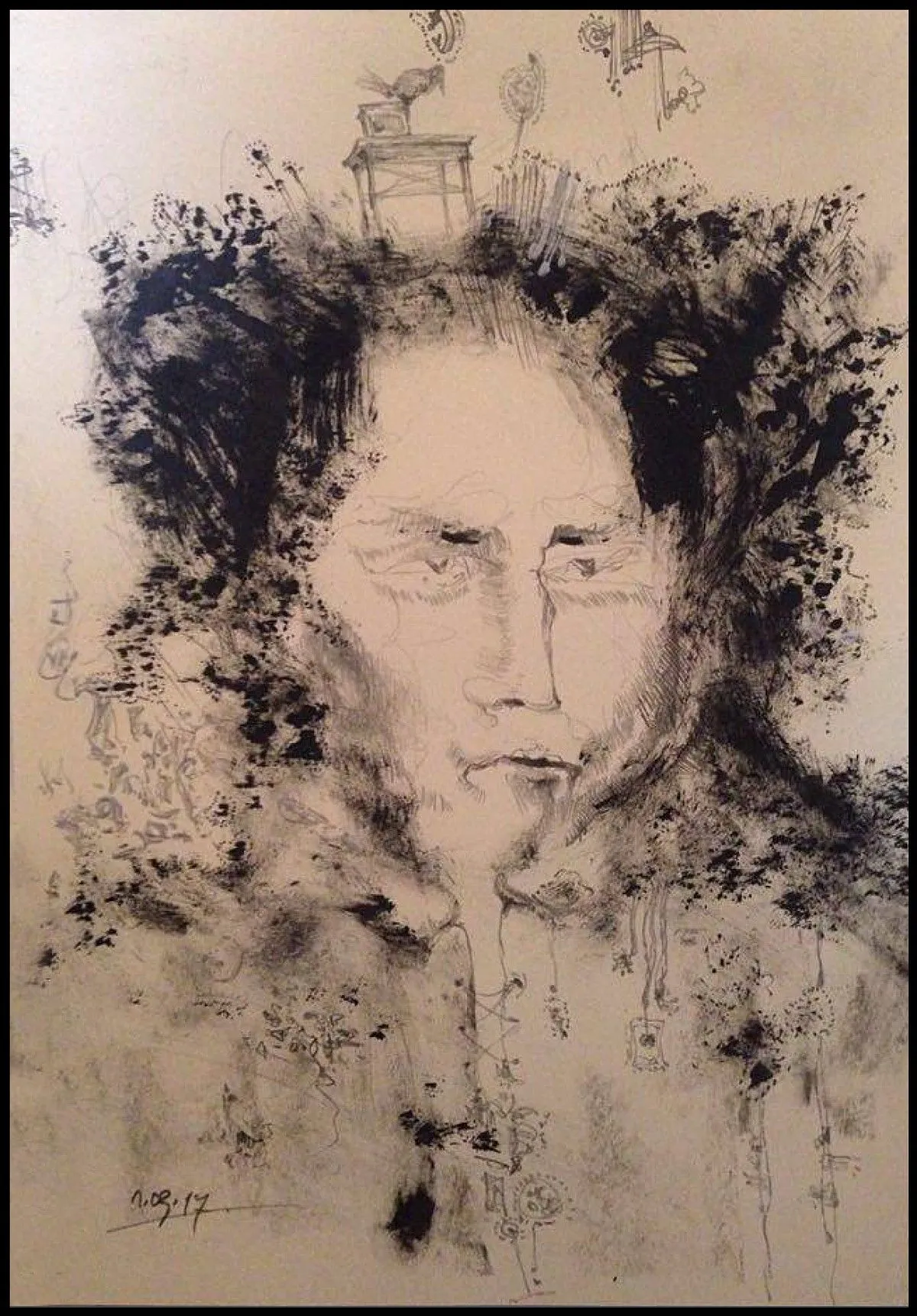 "akaki", artwork by Iliko Popkhadze