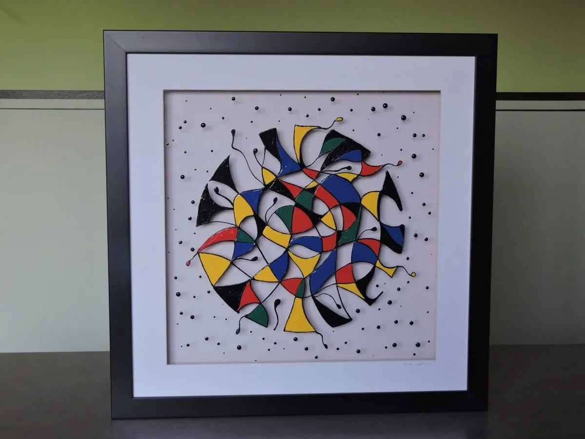 Magie colorée 2, artwork by Rita Vandenherrewegen