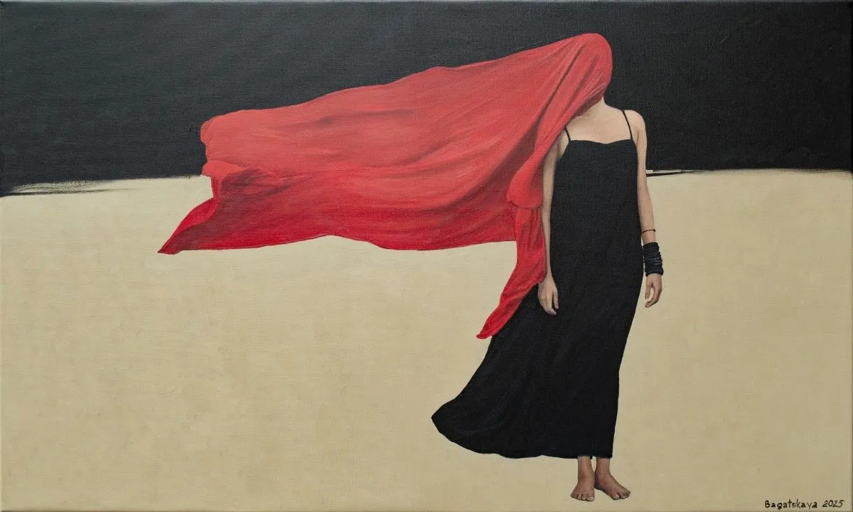Red Wind on the Border of Worlds, œuvre de Nataliya Bagatskaya