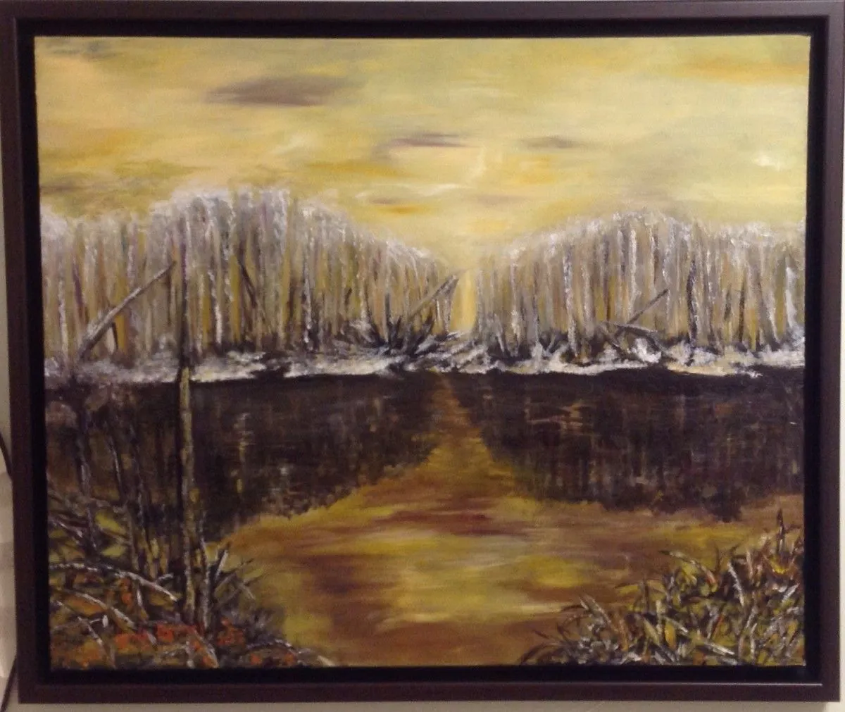 120- La vallée gelée, artwork by Lynda Hamel