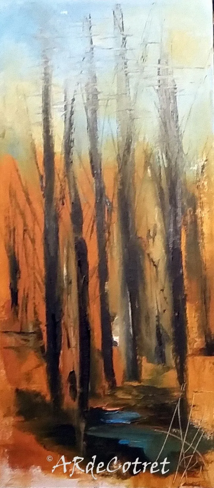 Lumière Ôtomnale, œuvre de Anne René de Cotret