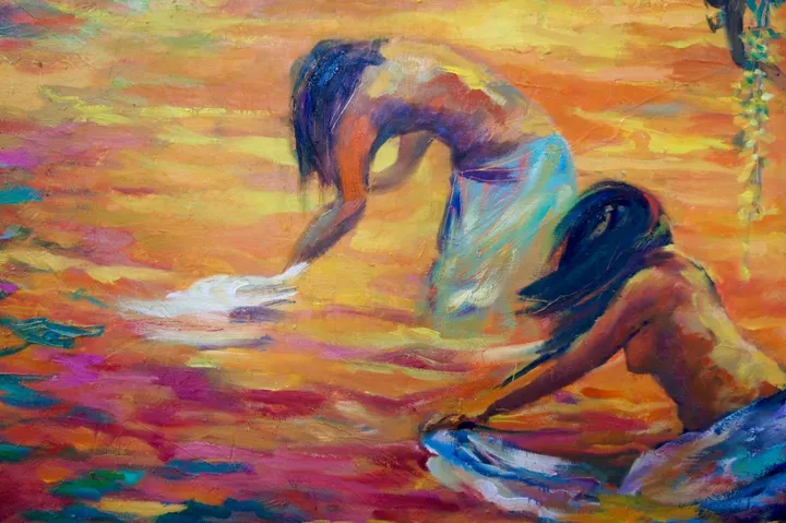 golden river, œuvre de virginia filip