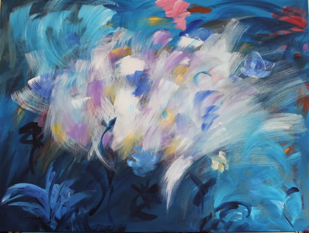 Rose D'amour, œuvre de Monique J Dufour