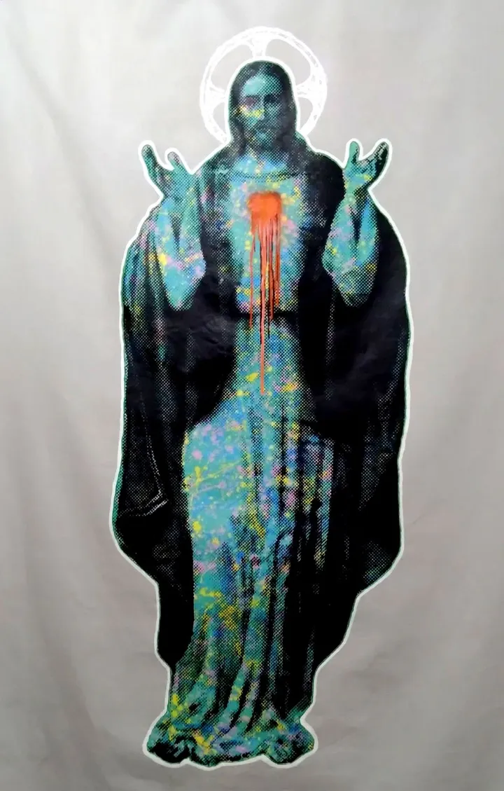 JESUS (Help me in my weakness 'Cos I'm falling out of grace), œuvre de Erick Encinares