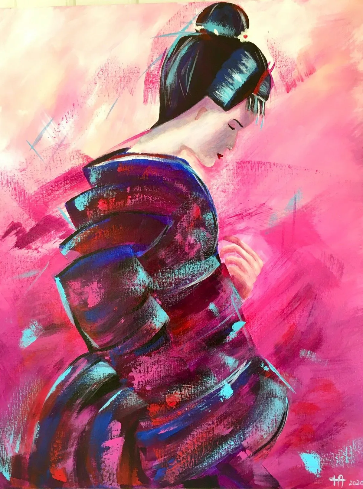 Iwasaki, artwork by Françoise AUGUSTINE