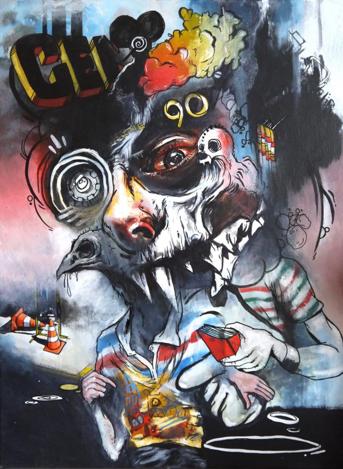 One Or The Other, artwork by David Wooldridge