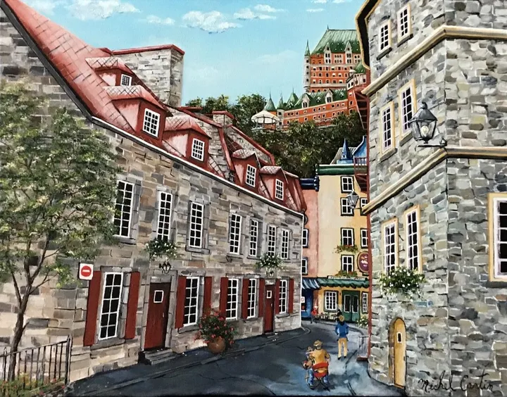 L'artiste à l'oeuvre, artwork by Michel Cantin