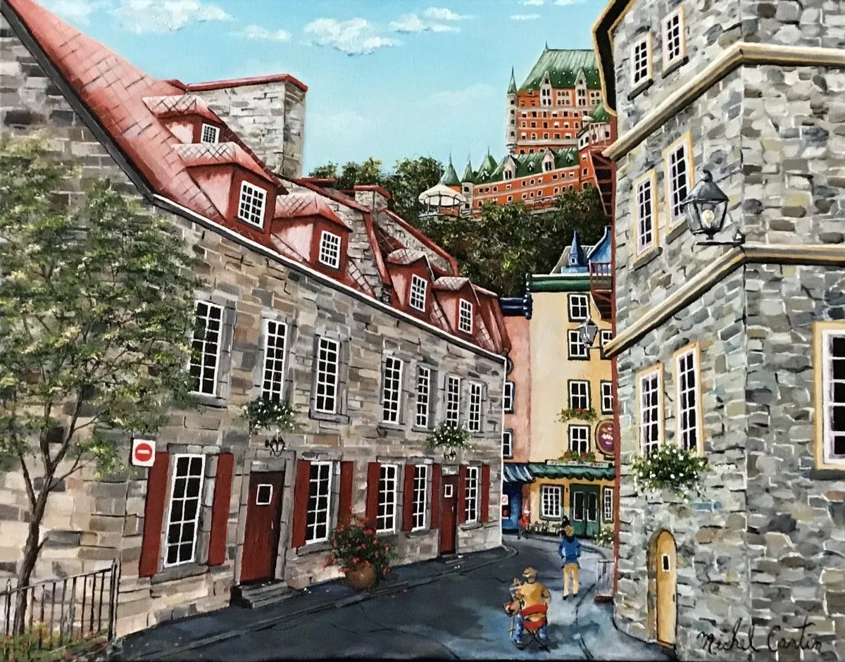L'artiste à l'oeuvre, artwork by Michel Cantin