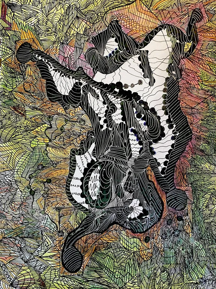 Échelle, artwork by Denis Roucau