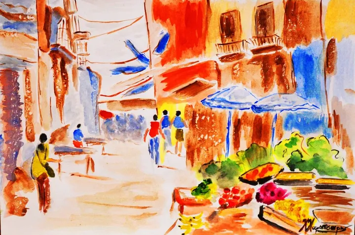 MARKET PLACE, œuvre de Chris Haratsaris