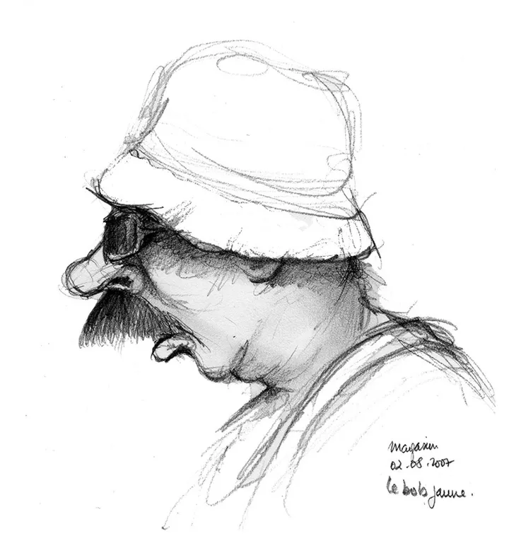 BOB ET MOUSTACHE - HAT AND MUSTACHE, œuvre de Jean Bessat