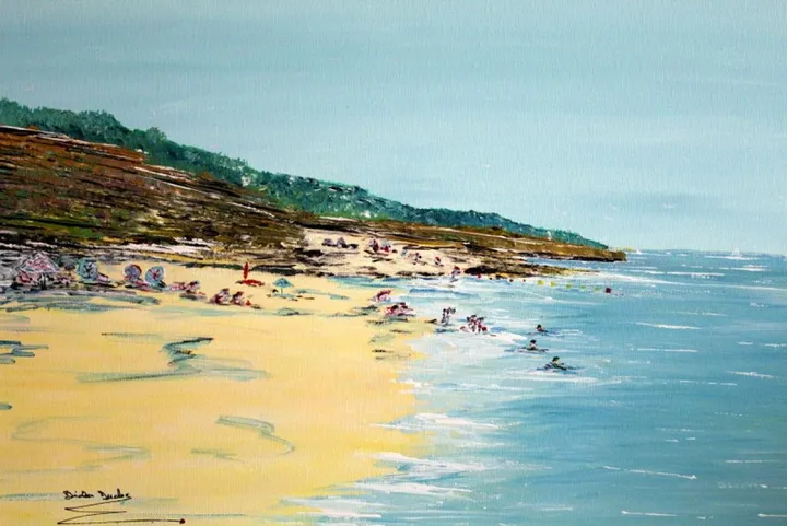 Plage et Baignade, œuvre de Didier DUCLOS