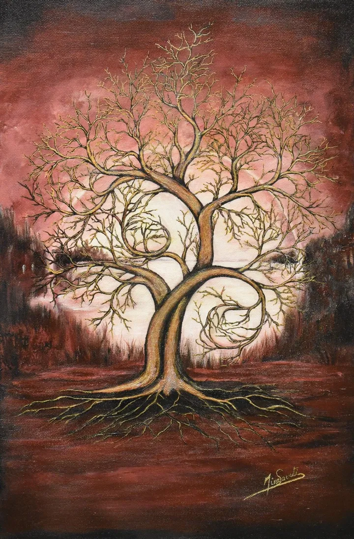 Symboles n°15, artwork by Saouti Mina
