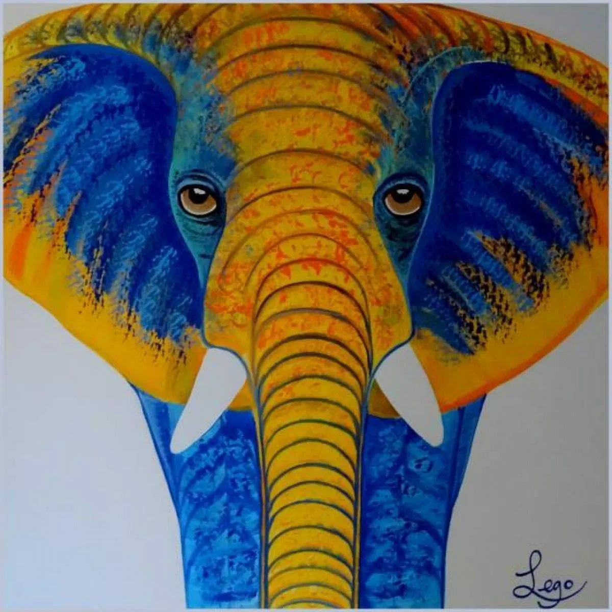 Africa, artwork by LEGO Atiste peintre