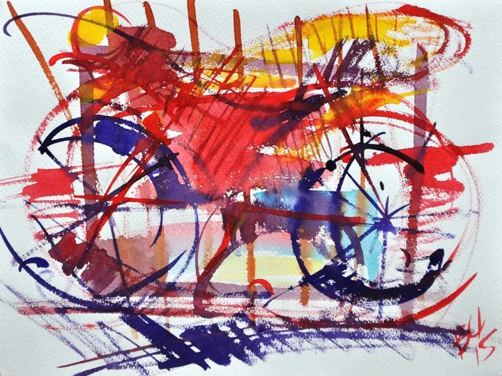 Hencycle, artwork by Akpan Usoroh