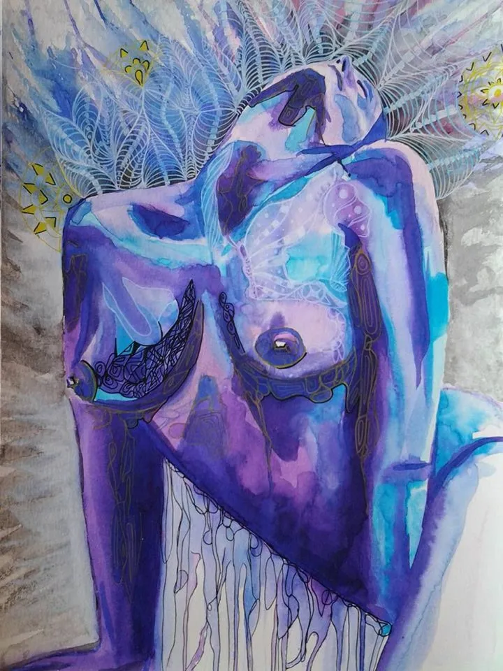 nu psyché, œuvre de Mélanie Raux