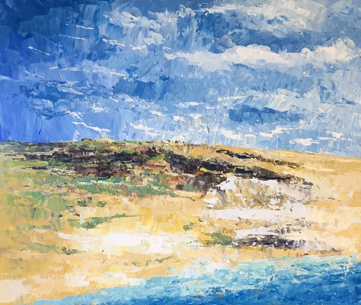 Terre lointaine, artwork by Romuald Leroy