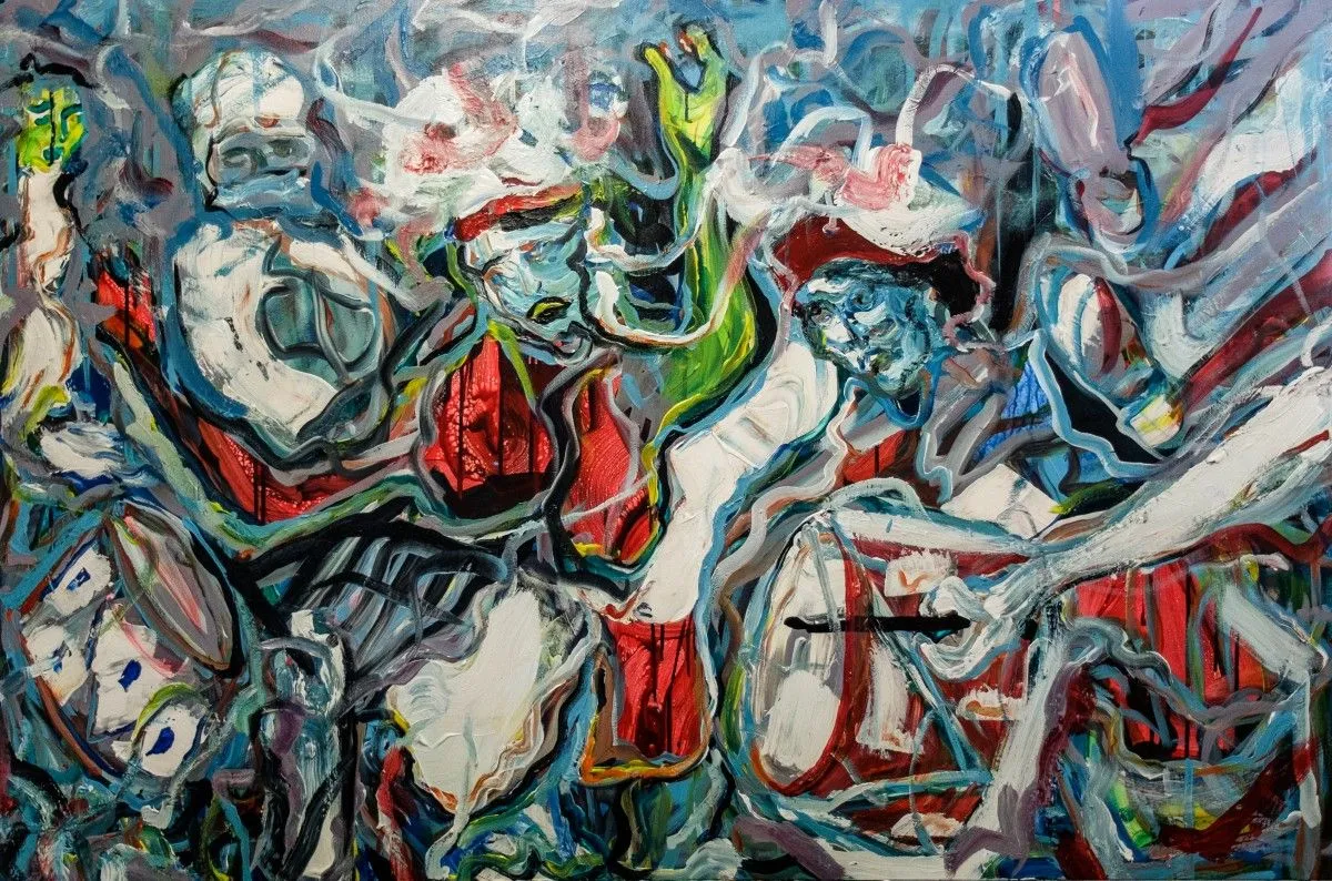 Gnawa., artwork by Charaf El Ghernati