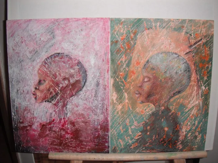 African beauty, artwork by Danijela Doncic