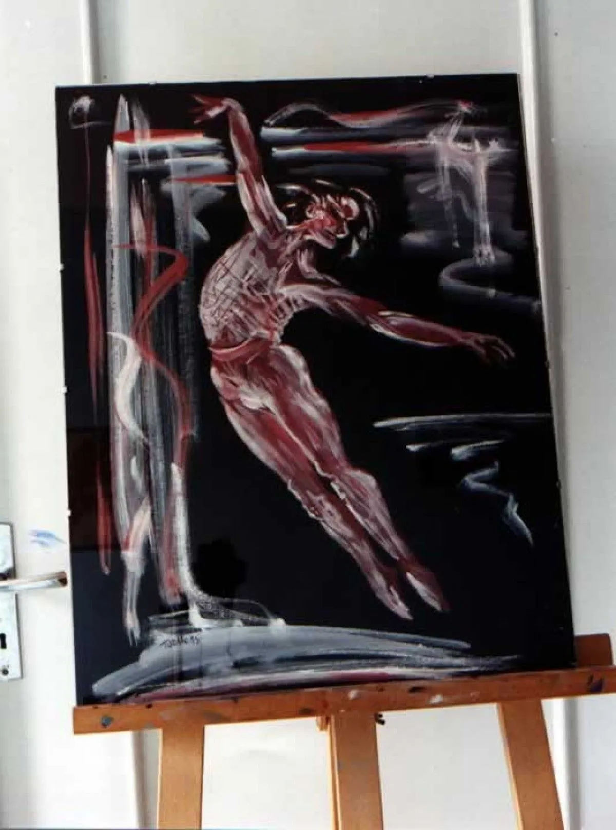 Danseur dans la nuit, artwork by Patrick Tubaro