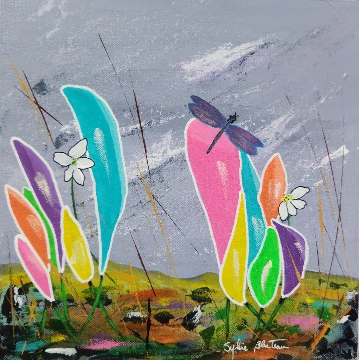 Journée pour flâner (2), œuvre de Sylvie Bluteau