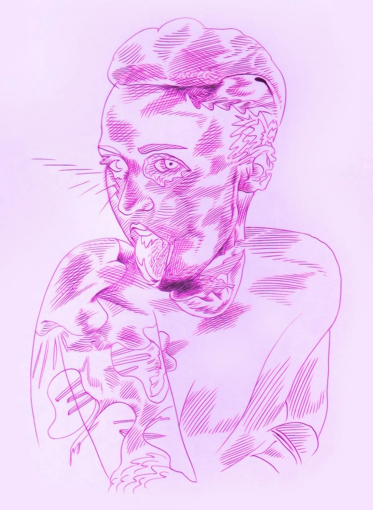 +=-:, œuvre de Laura H