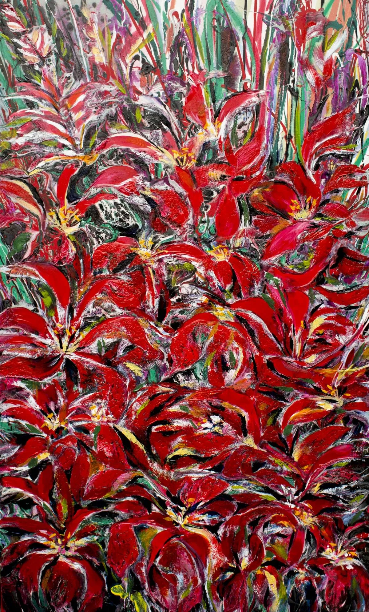 Flowers of Rainforest, artwork by Khrystyna Kozyuk
