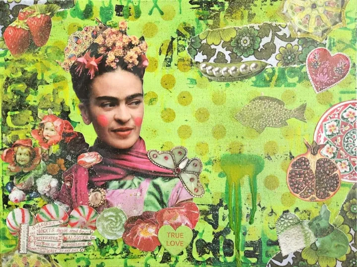 True Love Frida, artwork by Lorette C Luzajic